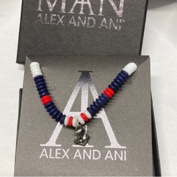 Alex and Ani Anchor Stretch Bracelet - Picture 2 of 8
